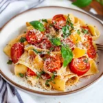 Summer Heirloom Tomato Herb Pasta