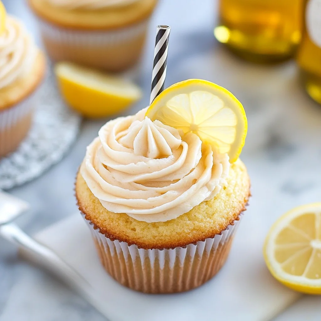 Sweet Tea lemon juice Cupcakes