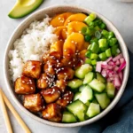 Teriyaki Chicken Poke Bowls