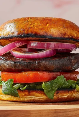 The Best Grilled Portobello Mushroom Burger