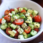 Tomato, Cucumber, Avocado Salad