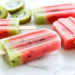 Watermelon Kiwi Popsicles
