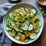 10-Minute Ginger Miso Cucumber Salad