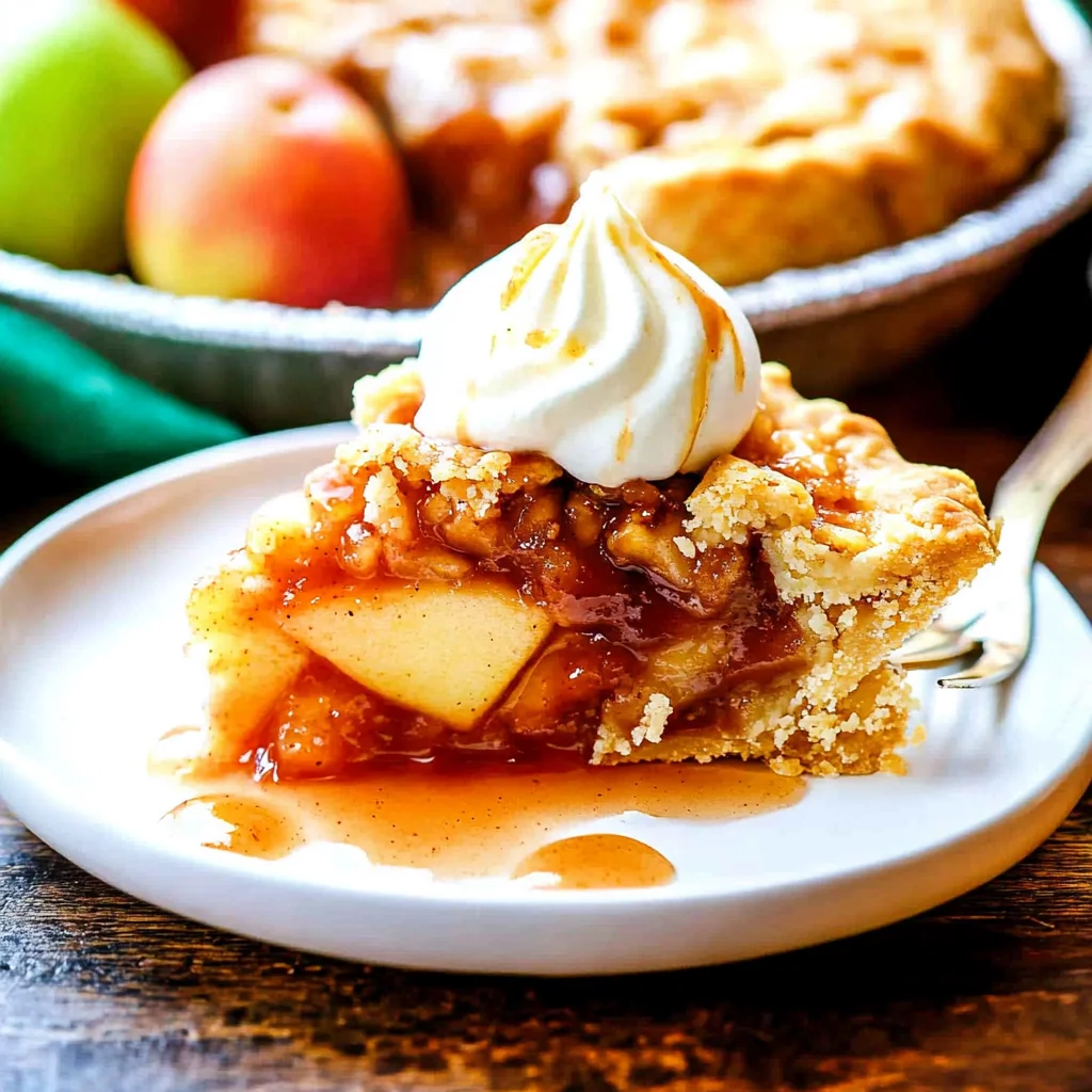 Apple Vanilla Extract (Alcohol-Free) Pie