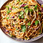 Asian Noodle Salad in Peanut Dressing
