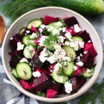 Beet Salad with Feta, Cucumbers, and Dill