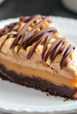 Chocolate Peanut Butter Caramel Mousse Pie