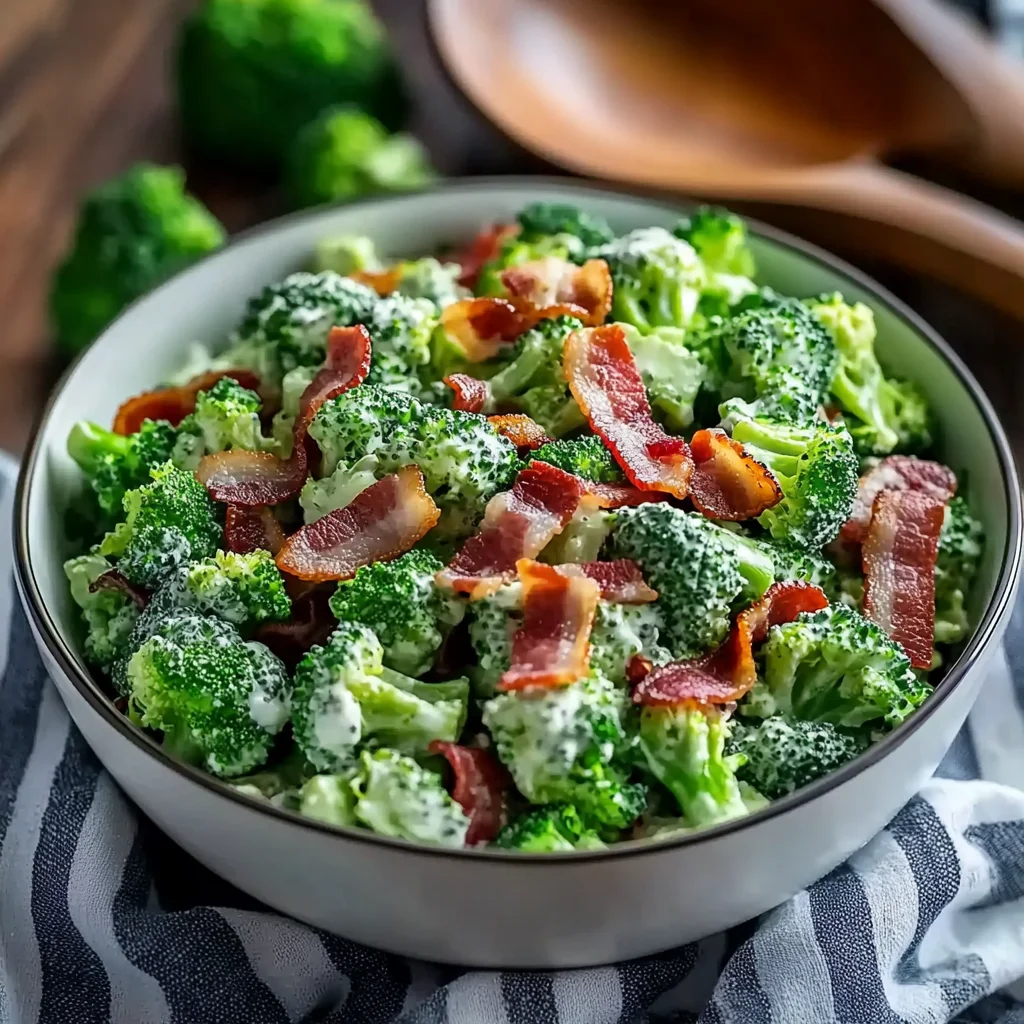 Classic Turkey Bacon Broccoli Salad Recipe