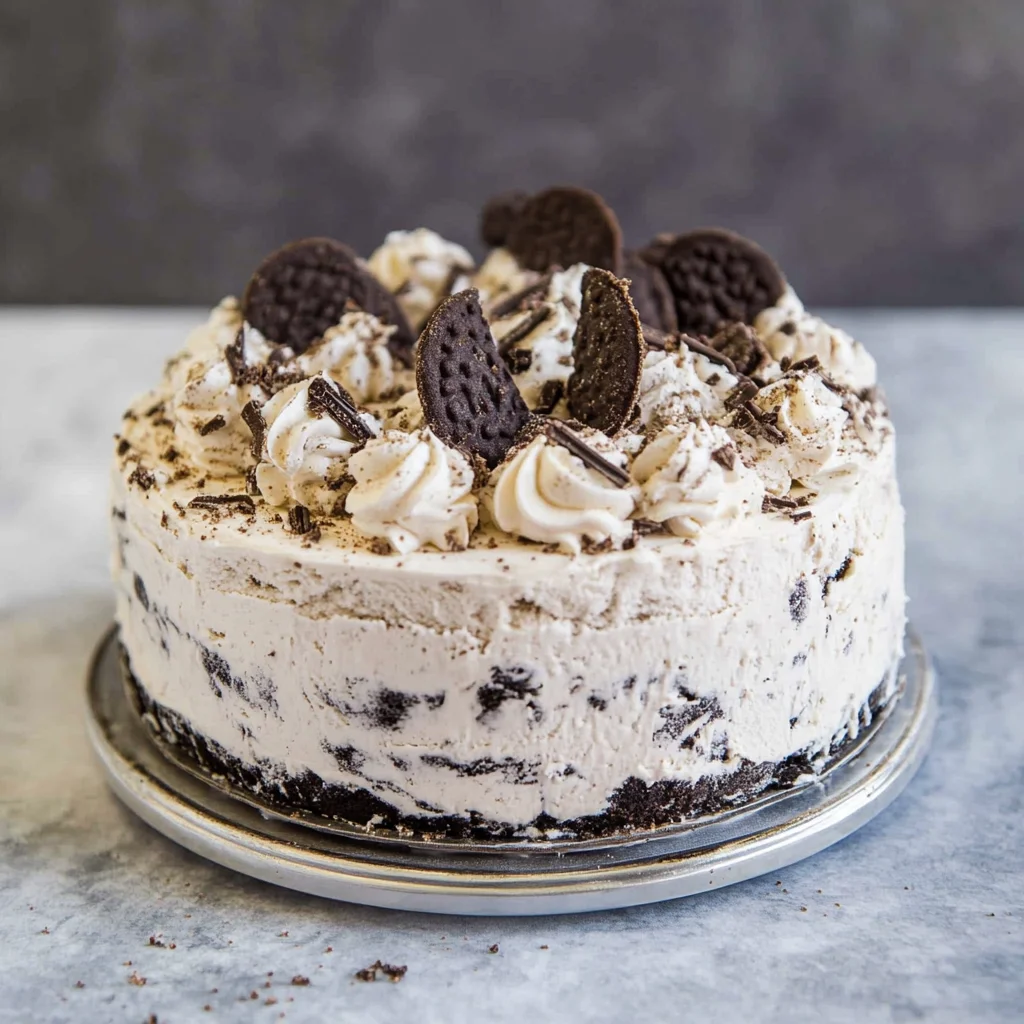 Cookies and Cream Ice Cream Cake