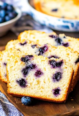 Cream Cheese Blueberry Bread