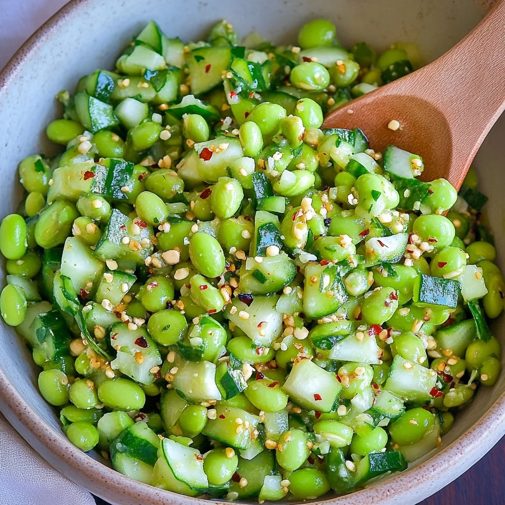 Cucumber Edamame Salad