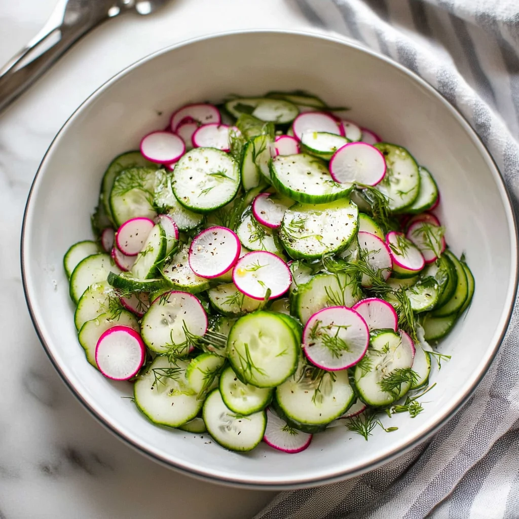 Cucumber Radish Salad