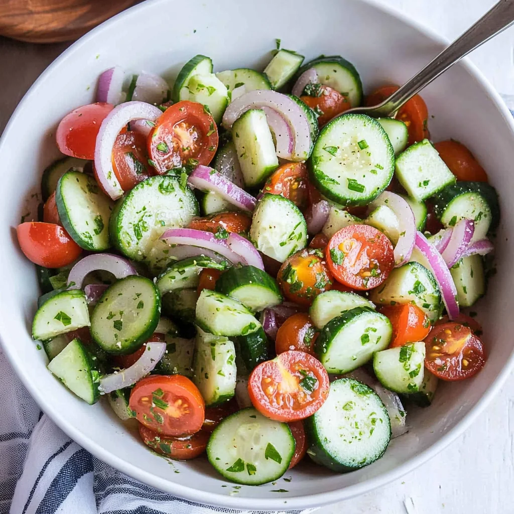 Cucumber Tomato Salad
