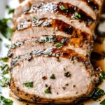 Garlic Balsamic Crusted beef Tenderloin