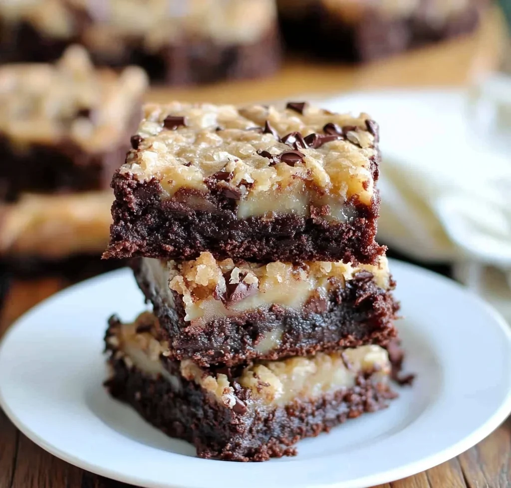 German Chocolate Brownies
