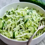 Green Cabbage Cucumber Salad
