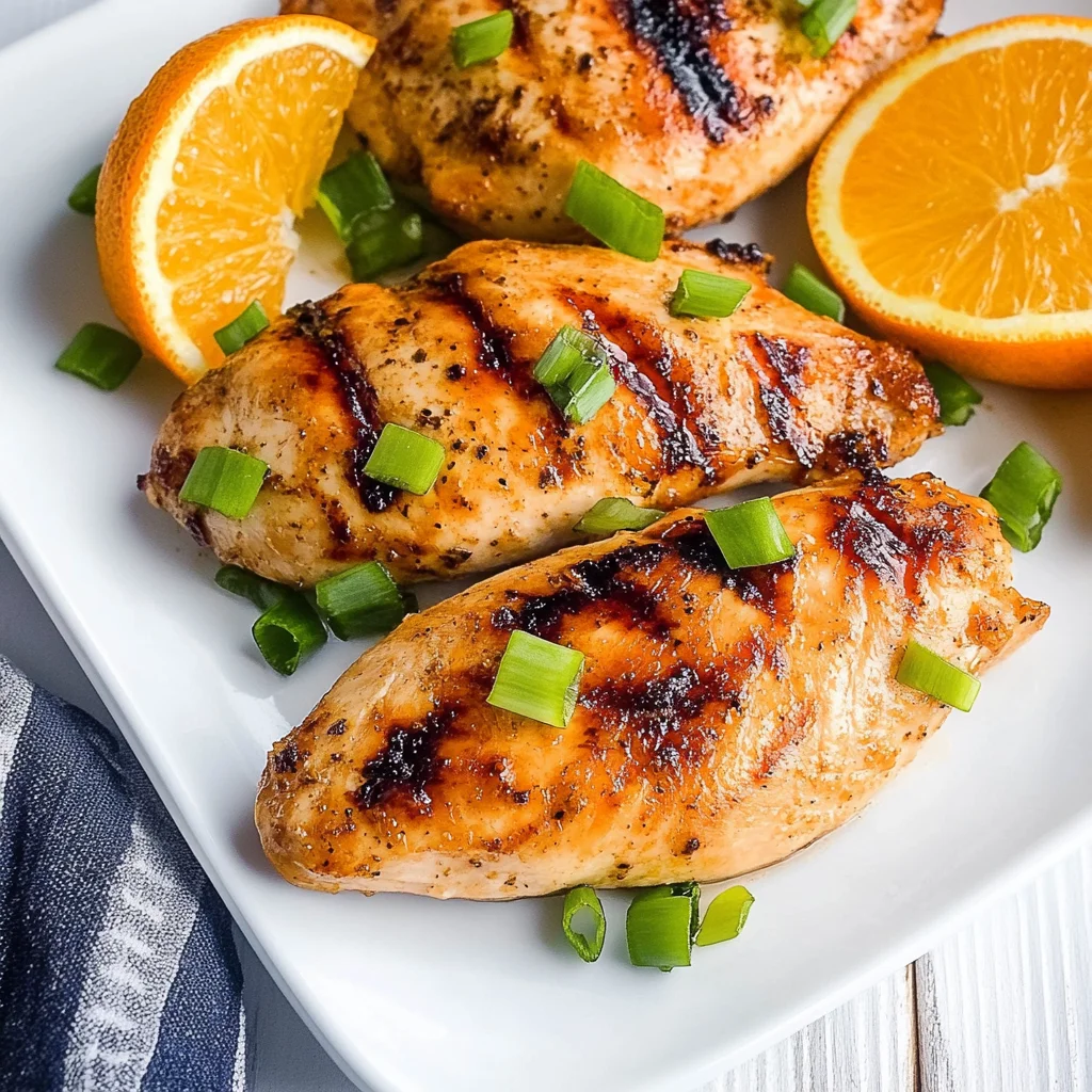 Grilled Citrus Garlic Chicken