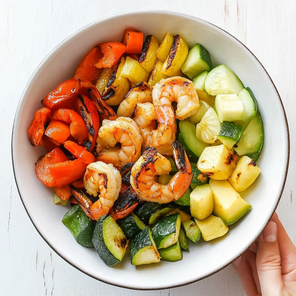 Grilled Shrimp and Vegetable Bowl