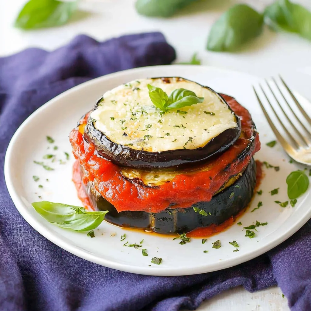 Grilled Zucchini & Eggplant Parmesan Recipe {Vegetarian}