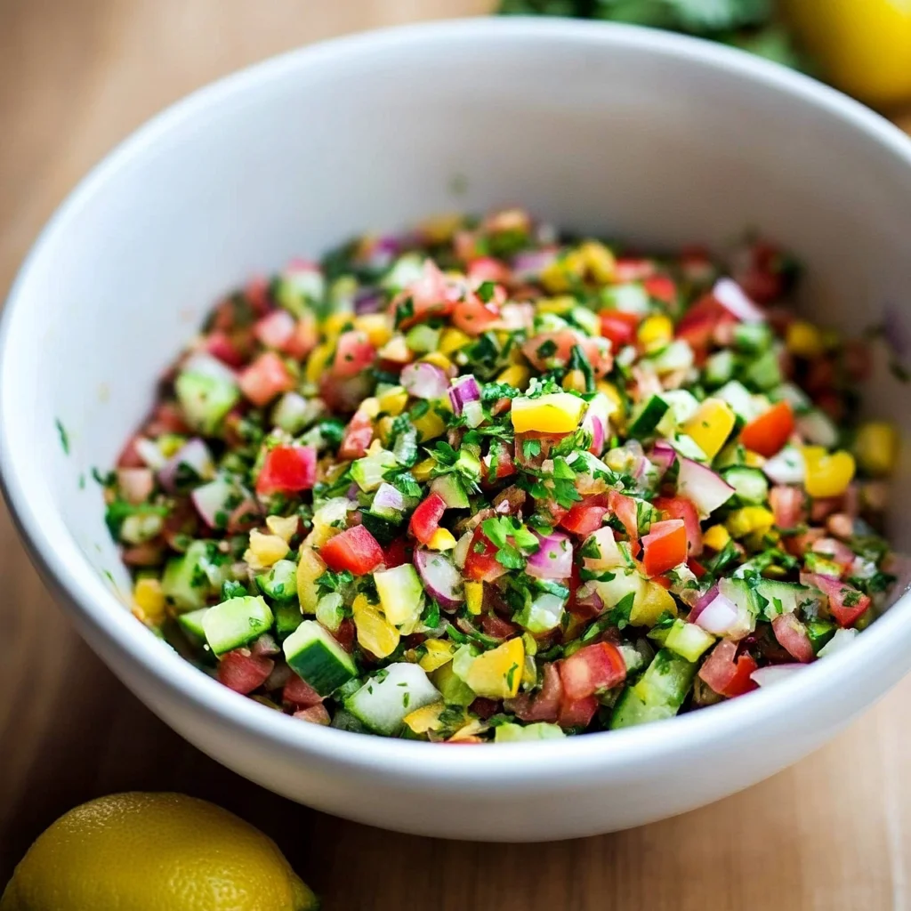 Israeli Salad Recipe