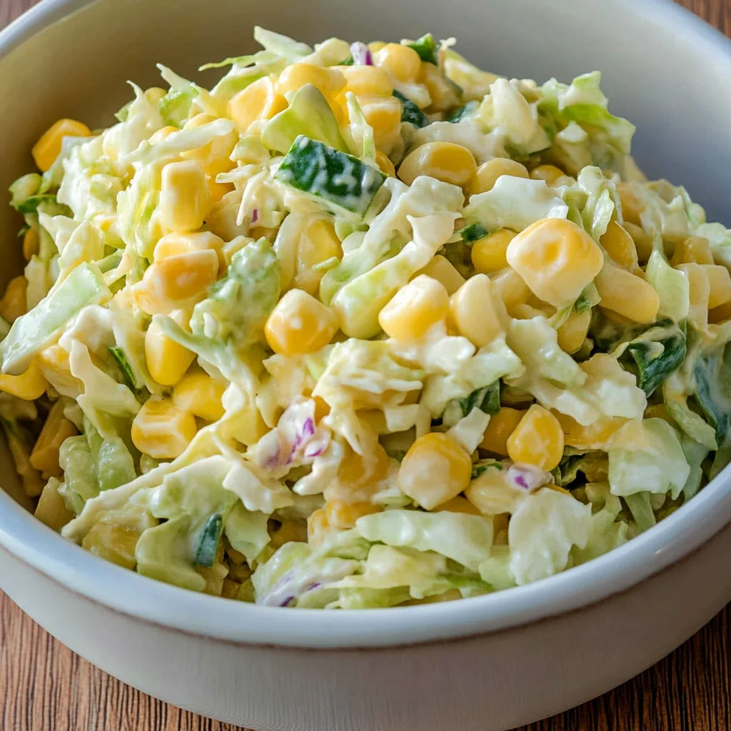 Jalapeno Corn Coleslaw