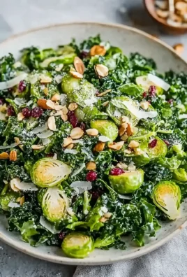 Kale and Brussels Sprout Salad