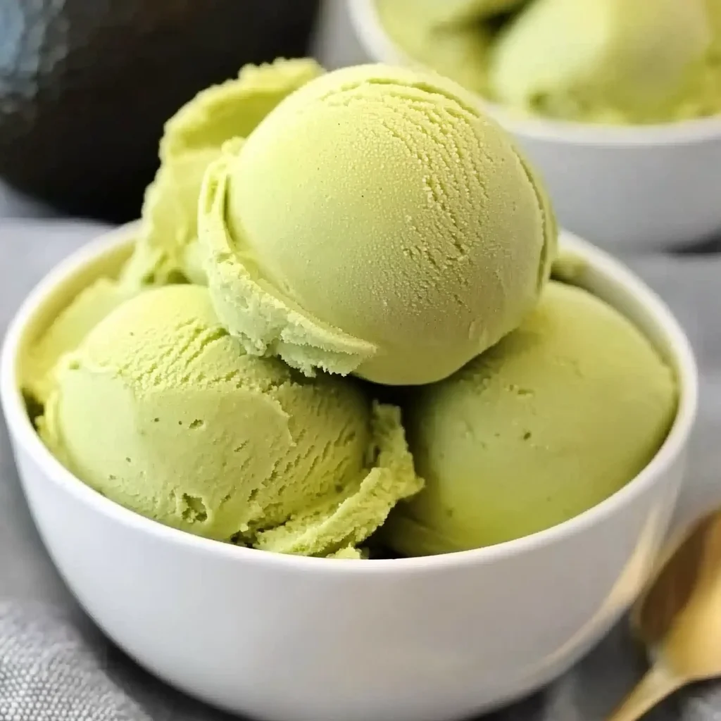 Key Lime Avocado Vegan Ice Cream