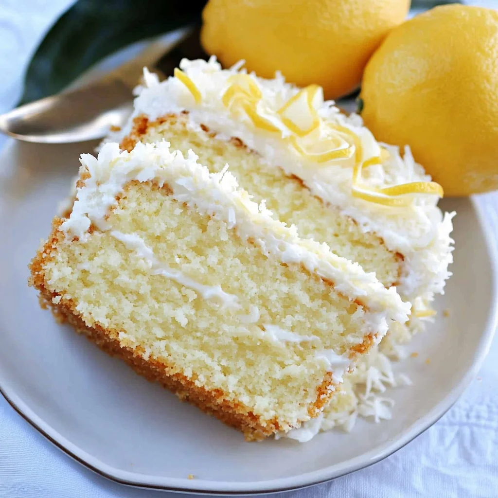 Lemon Coconut Cake