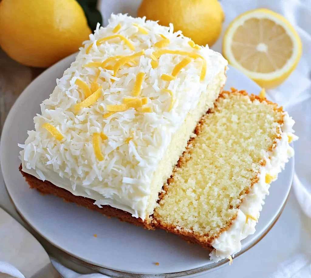 Lemon Coconut Cake