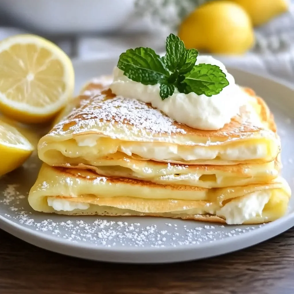 Lemon Ricotta Crepes