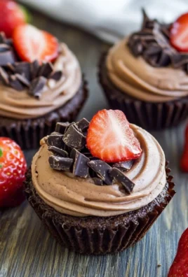 No Bake Mini Chocolate Cheesecakes