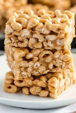 No Bake Peanut Butter Cheerio Bars