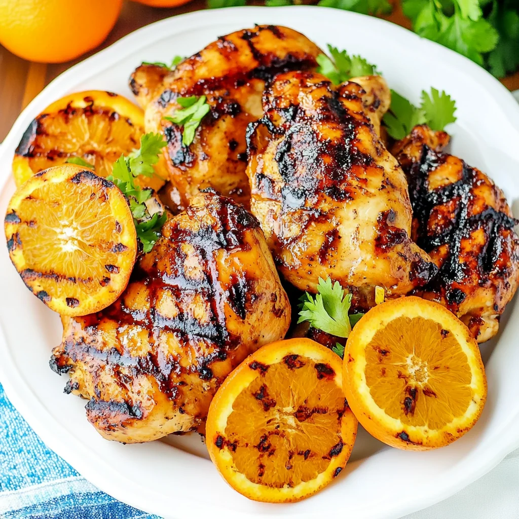 Orange Barbecue Grilled Chicken Recipe