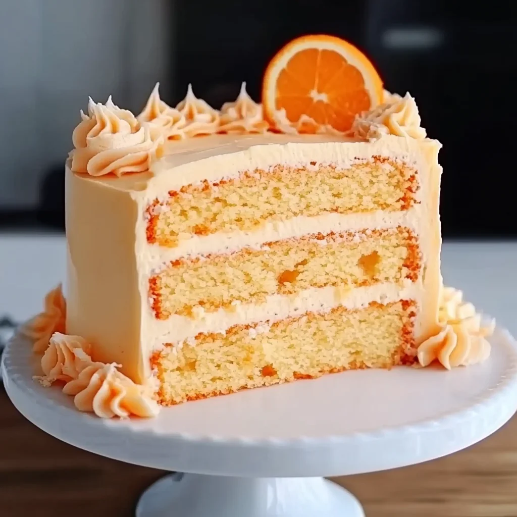 Orange Creamsicle Cake