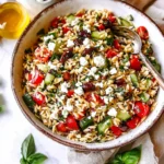 Orzo Pasta Salad Recipe with Feta