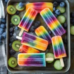 Rainbow Popsicles