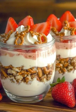 Strawberry Pretzel Salad Parfaits Recipe