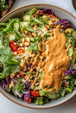 Thai Crunch Salad CPK Copycat (with peanut ginger sauce)