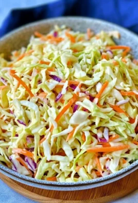 Vinegar Coleslaw Recipe (No Mayo Coleslaw)