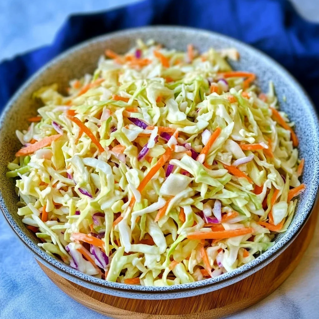 Vinegar Coleslaw Recipe (No Mayo Coleslaw)