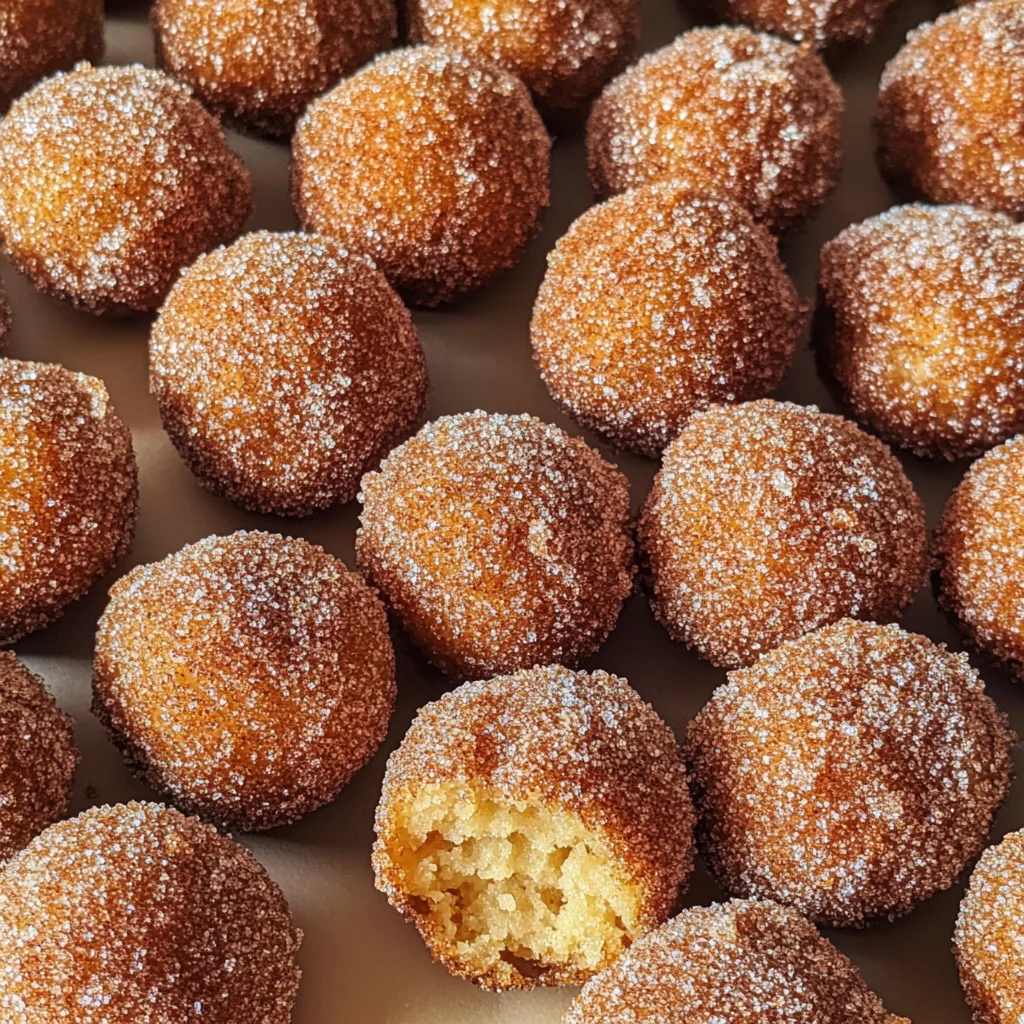 Apple Cider Doughnut Holes