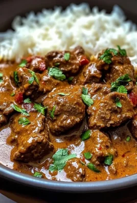 Beef Curry Simmered in Coconut Milk with Fragrant Spices