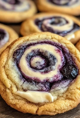 Blueberry Cheesecake Swirl Cookies