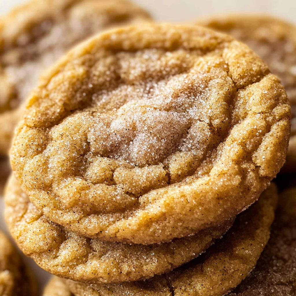 Chewy Pumpkin Snickerdoodle Cookies
