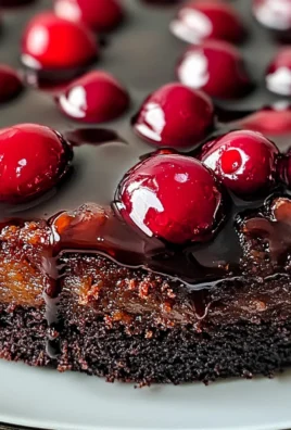 Chocolate Cherry Upside Down Cake