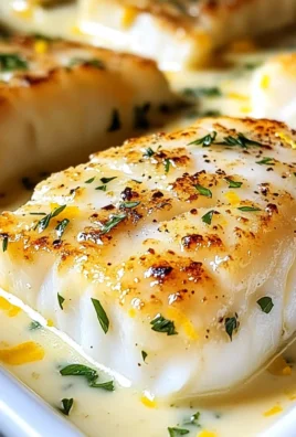 Coconut Lemon Cream Baked Cod