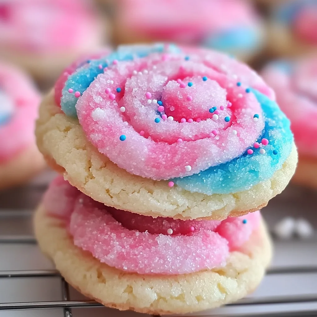 Cotton Candy Cookies