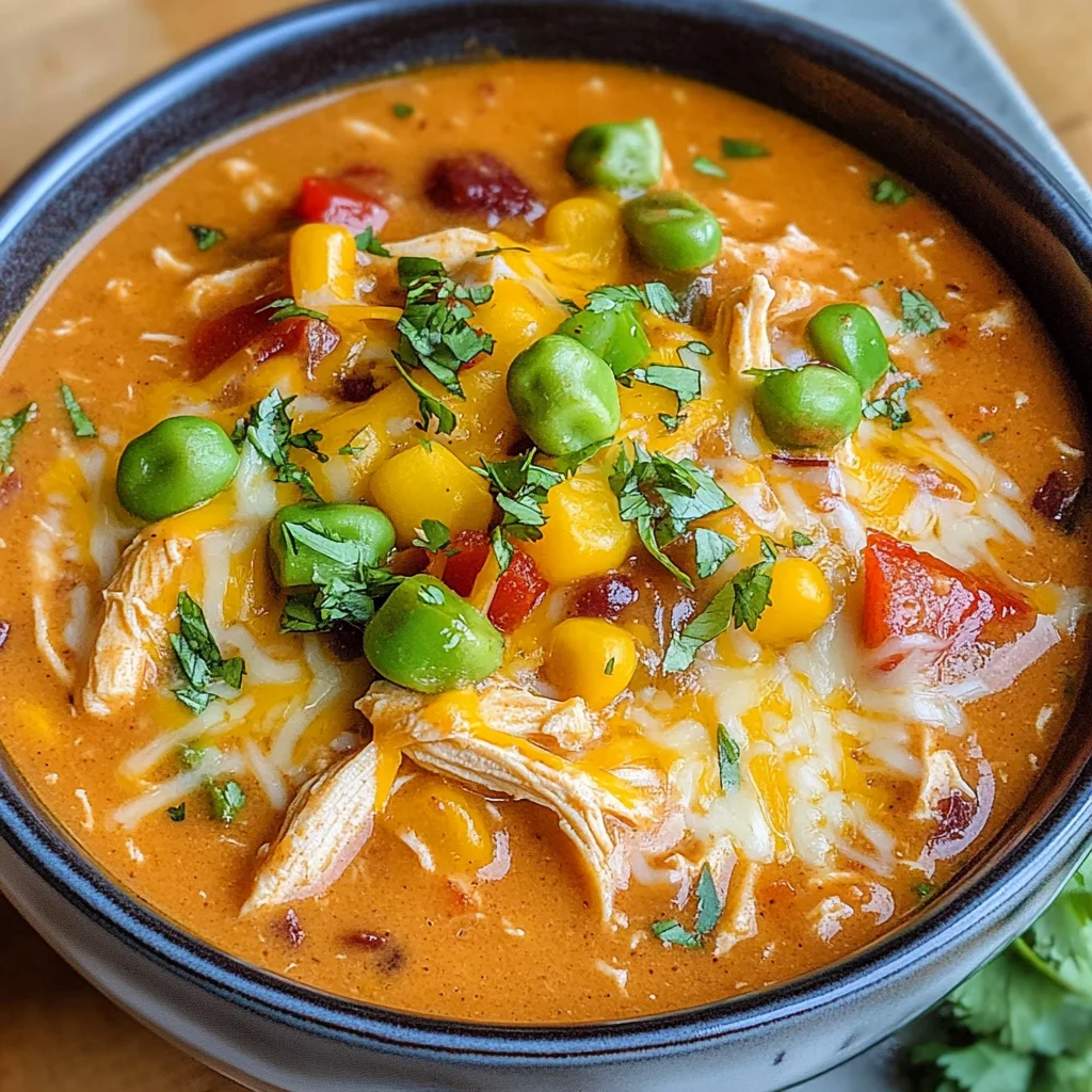 Creamy Chicken Enchilada Soup