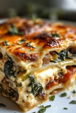 Creamy Veggie White Lasagna