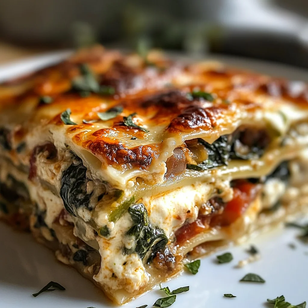 Creamy Veggie White Lasagna